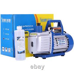 1/2 HP 5 CFM Vacuum Pump Air Conditioning Vacuum Pump 2 Stage Rotary Vane HVAC