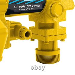 20GPM Heavy Duty Fuel Transfer Pump12V DC Pump Rotary Vane Fuel Gas Pump