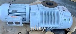 3HP Leybold Rotary Vane Pump, D40B 230/460V, Hydrocarbon Prepped Rebuilt