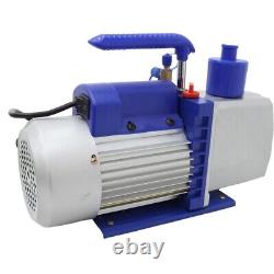 7CFM Vacuum Pump Rotary Vane Double Stage for Vacuum Drying Oven 3L, 116 PSI