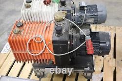 Alcatel 2063 Rotary Vane Vacuum Pump WORKING ORANGE