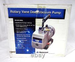 Brand New Mastercool Rotary Vane Deep Vacuum Pump 2 STAGE 5CFM 1/3HP 90066