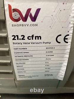 Bvv Rotary Vane Vacuum Pump 21.2cfm