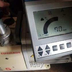 EDWARDS RV5 A653-01-906 ROTARY VANE VACUUM PUMP DUAL STAGE 115/230V 60Hz TESTED