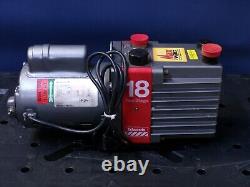Edwards E1M18 Rotary Vane Vacuum Pump with Warranty
