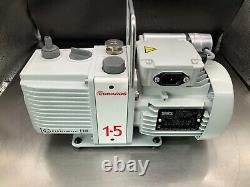 Edwards E2M1.5 Rotary Vane Dual Stage Mechanical Vacuum Pump, 115 VAC 1 ph, 1.5