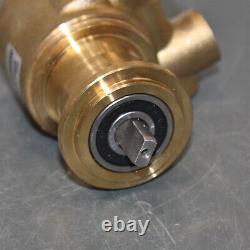 Fluid-O-Tech Rotary Vane Pump PB1001ANDNN0000, Low Lead Brass, 5.5 gpm