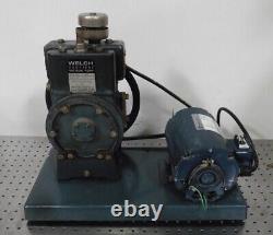 G179792 Welch Duo-Seal 1405 Rotary Vane Vacuum Pump with Franklin 1/3HP Motor