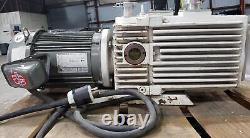 Leybold Vacuum Pump Trivac Rotary Vane Dual Stage Mechanical 2HP D60 D60A