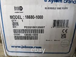 New Open Box Jabsco 18680-1000 Reversible Rotary Vane 7.9 GPM 12V DC Pump