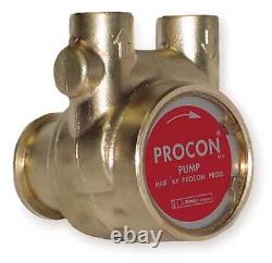 Procon 114B330f11xx Pump, Rotary Vane, Brass, Max. Flow (Gph) 346