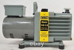 Vacuum Research VRC 100-3.5 3.5CFM Rotary Vane Vacuum Pump 115/230V