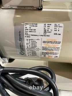 Welch 1111017436 Vacuum Rotary Vane Dual Stage Pump 5 Plus Warranty